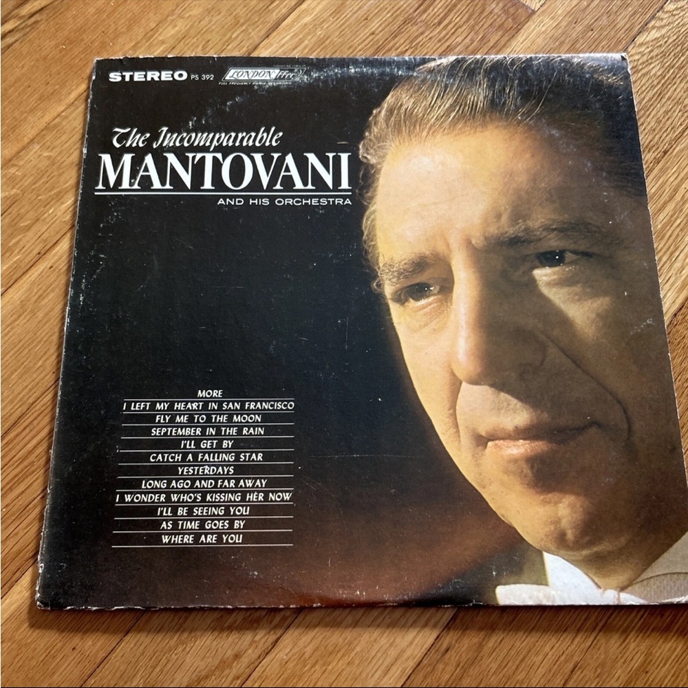 The Incomparable Mantovani Vinyl Record
